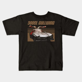 Mercedes 300SL Gullwing 1954 Awesome Automobile Kids T-Shirt